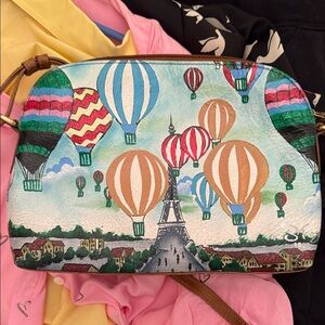Colorful Hot Air Balloon Print Women's Bag